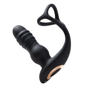 NOLAN Remote Control Thrusting Prostate Massager With Triangle Cock Ring