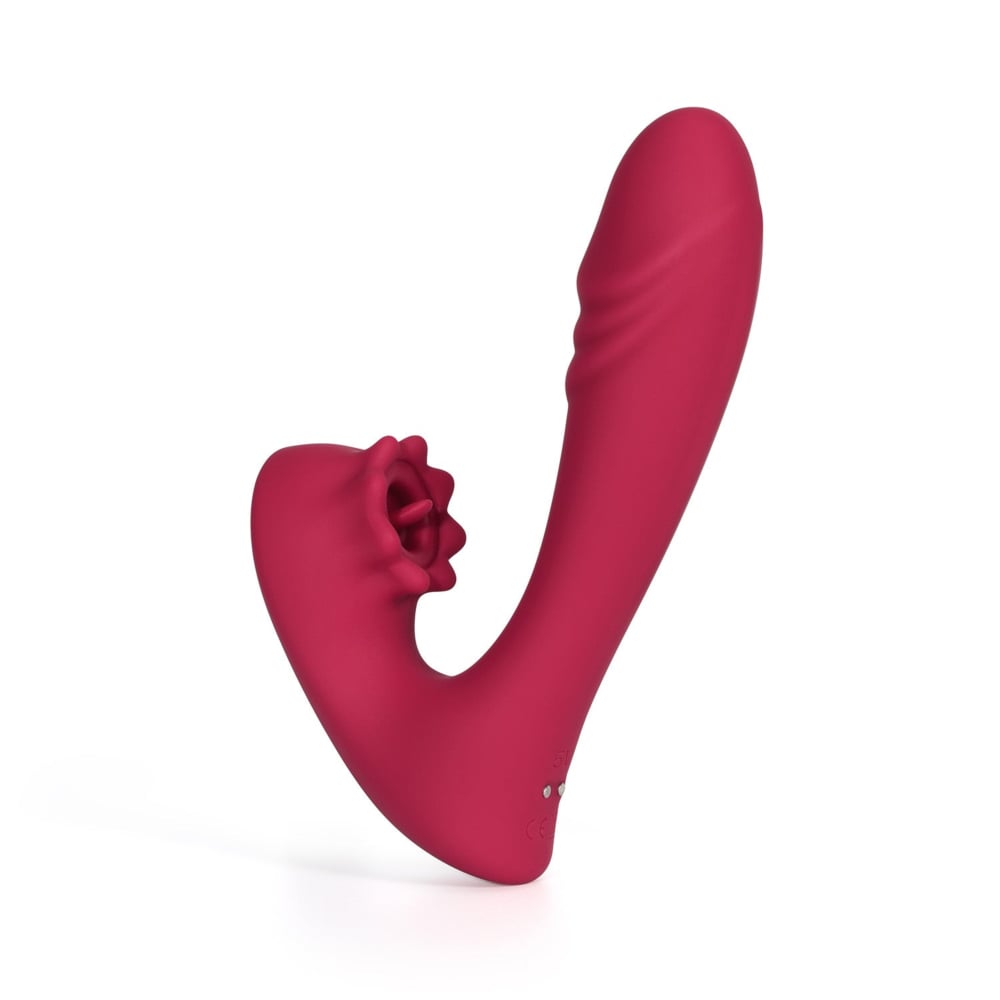 Lacy - G-Punkt-Vibrator mit Klitoris Leckender Zunge